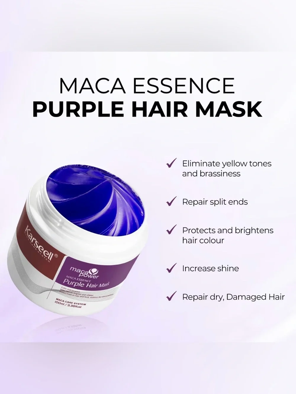 Karseell Purple Hair Mask